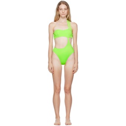 Green Greca Swimsuit 232653F103038