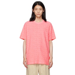 Pink Allover T-Shirt 232404M213003