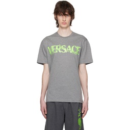 Gray Barocco T-Shirt 231404M213003