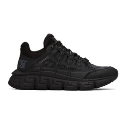 Black Barocco Jacquard Trigreca Sneakers 241404M237012