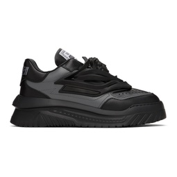 Black & Gray Odissea Sneakers 241404M237018