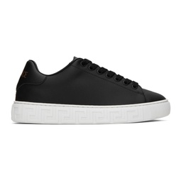 Black Greca Sneakers 241404F128002