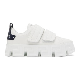 White Greca Portico Strap Sneakers 232404M237005