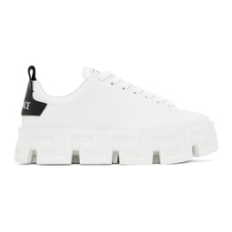 White Greca Portico Strap Sneakers 232404M237037