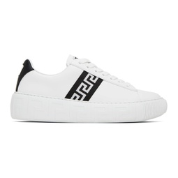 White Greca Sneakers 232404M237011