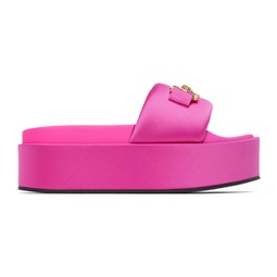 Pink Medusa Biggie Platform Sandals 231404F124008