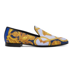 Blue & Gold Barocco 660 Slippers 231404M231006