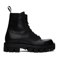 Black Greca Portico Boots 232404M255000