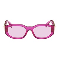 Pink Medusa Biggie Sunglasses 241404F005038