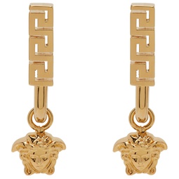 Gold La Medusa Earrings 241404F022028