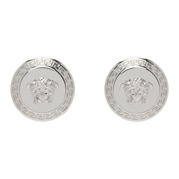 Silver Tribute Medusa Stud Earrings 241404F022030