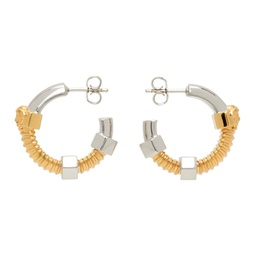 Gold & Silver Medusa Earrings 232404F022024