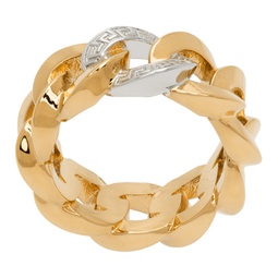 Gold Curb Chain Ring 231404F024017