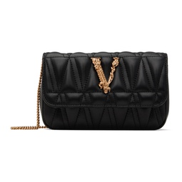 Black Virtus Mini Shoulder Bag 241404F048000