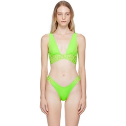 Green Greca Bikini Top 232653F105052
