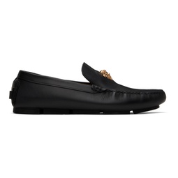 Black La Medusa Driver Loafers 241404M231002