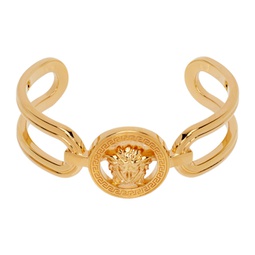 Gold Medusa 95 Cuff Bracelet 241404M142045