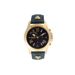 44MM Goldtone Stainless Steel Chronograph Quartz Watch