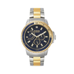 Aberdeen Ext. 45MM Stainless Steel Two-Tone Chronograph Bracelet Watch
