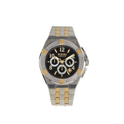 Two-Tone Stainless Steel Bracelet Chronograph Watch
