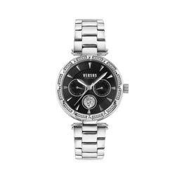 Sertie 36MM Stainless Steel & Swarovski Crystal Bracelet Watch