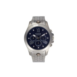 44MM Stainless Steel Chronograph Bracelet Watch