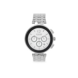 44MM Stainless Steel Bracelet Chronograph Watch