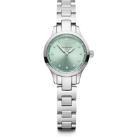 Victorinox Alliance XS, Green dial, Silver Bezel, Silver SST Bracelet : Clothing, Shoes & Jewelry