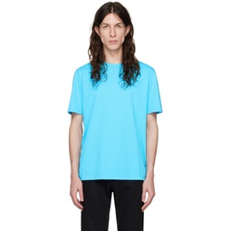 Blue Garment Dyed T Shirt 231875M213004