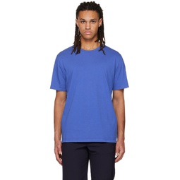 Blue Garment Dye T Shirt 231875M213002