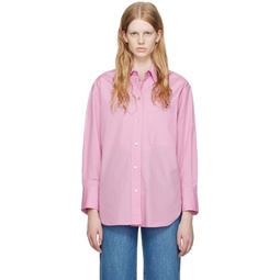 Pink Oversized Shirt 231875F109014