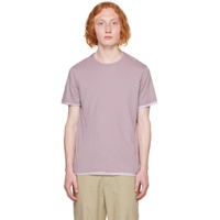 Purple Double Layer T Shirt 222875M213021