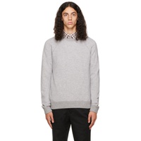 Gray Birdseye Sweater 222875M201018