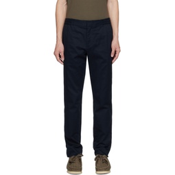 Navy Pull On Trousers 232875M191001