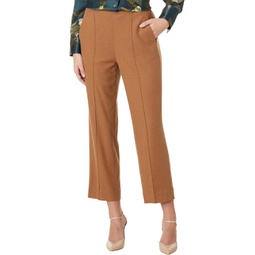 Womens Vince Brushed Wool Mid-Rise Easy Pull-On Pants