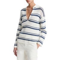 Vince Racked Ribbed Stripe Pullover