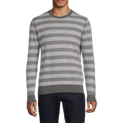 Striped Wool Blend Sweater