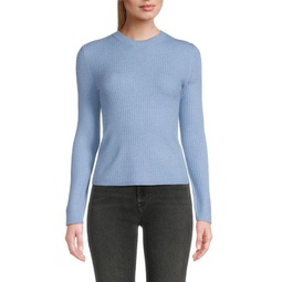Cashmere & Silk Ribbed Sweater