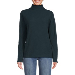 Solid Funnelneck Sweater