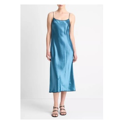 Satin Tipped Slip Dress