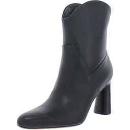 harlow womens leather pull on ankle boots