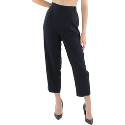 womens pleated high rise trouser pants
