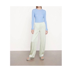 drop waist wide leg pull on pant in cacti