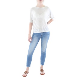 womens heathered short sleeves t-shirt