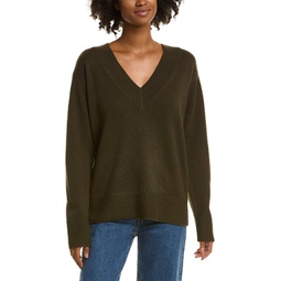 wide wool & cashmere-blend tunic
