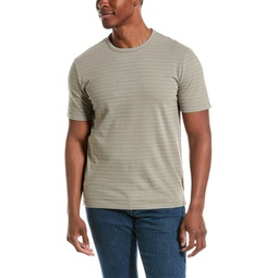 garment dye fleck stripe t-shirt