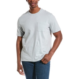 sueded jersey pocket t-shirt
