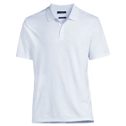 mens s/s pima polo glacier light blue short sleeve cotton t-shirt