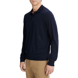Merino Wool Johnny Collar Sweater