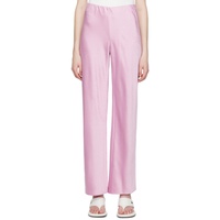 Pink Bias Trousers 231875F087019